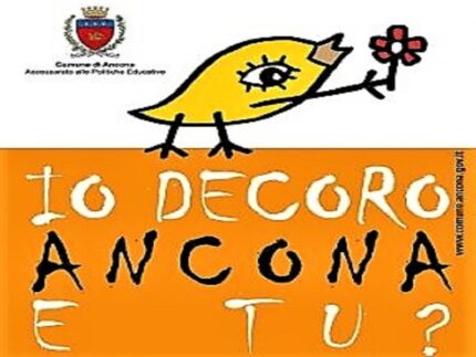 Locandina del progetto "Io decoro Ancona e tu?"