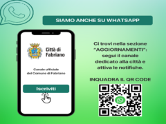 Nuovo canale WhatsApp del Comune di Fabriano