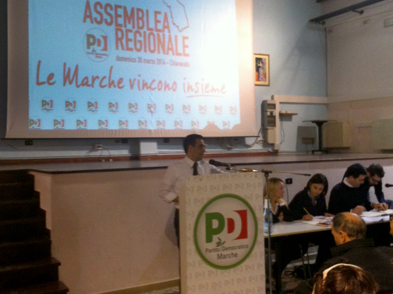 Assemblea del PD Marche